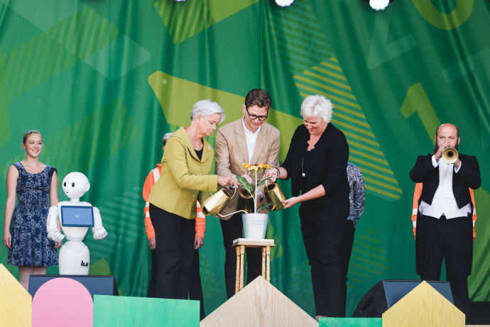  Helen Dannetun, Kieran Long och Kristina Edlund Foto: Ida Gyulai